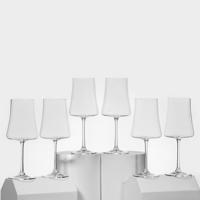 Набор бокалов для вина Bohemia Crystal «Экстра», 560 мл, 6 шт Набор бокалов для вина Bohemia Crystal «Экстра», 560 мл, 6 шт