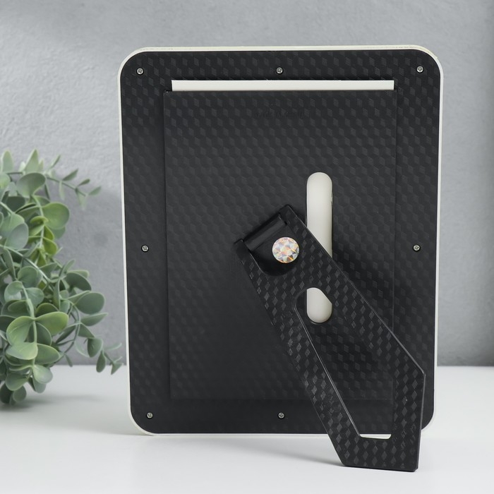 Фоторамка пластик 13х18 см Фоторамка пластик 13х18 см "Жирафик с шариками" жёлтая 18х23 см