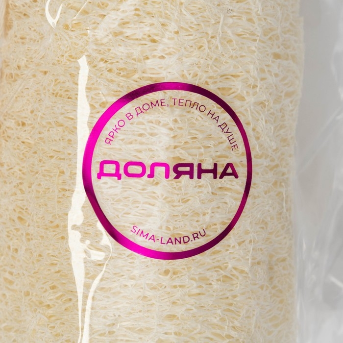 Люффа - мочалка для тела натуральная Доляна, 8×6×6 см Люффа - мочалка для тела натуральная Доляна, 8×6×6 см