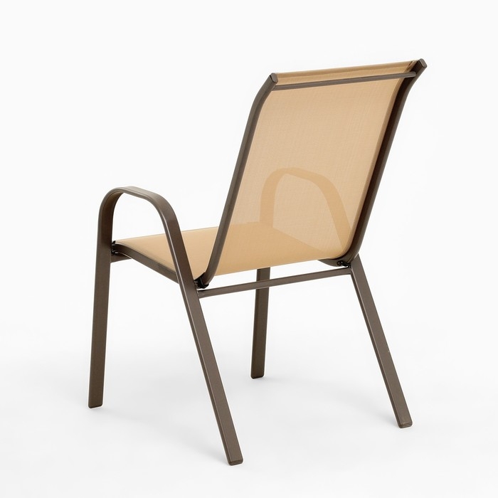 Набор садовой мебели: стол + 2 стула, бежевый, текстилен Набор садовой мебели: стол + 2 стула, бежевый, текстилен