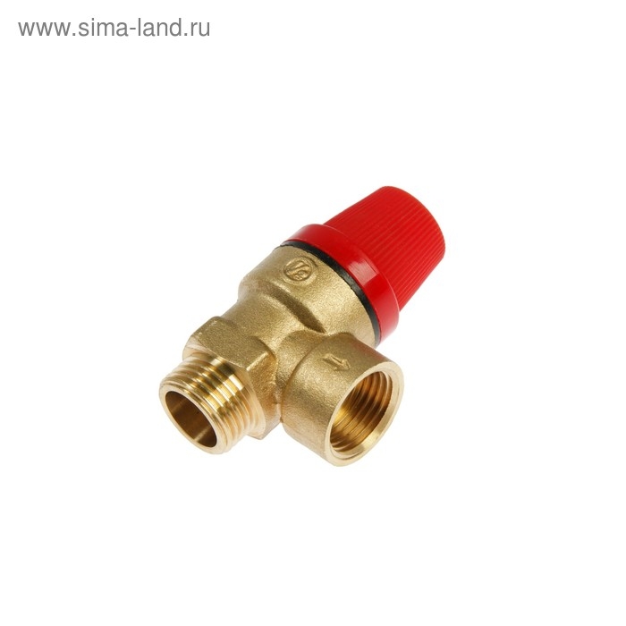 Клапан предохранительный Клапан предохранительный "СТМ" ТЕРМО, внутренняя/наружная резьба 1/2", 6 бар