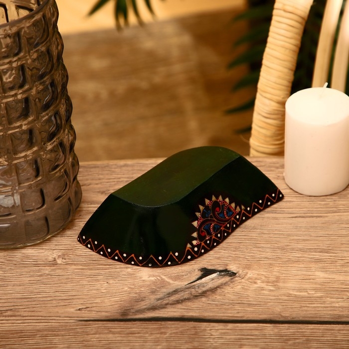 Блюдо Блюдо "Ломбок стайл" дерево 15х10х5 см