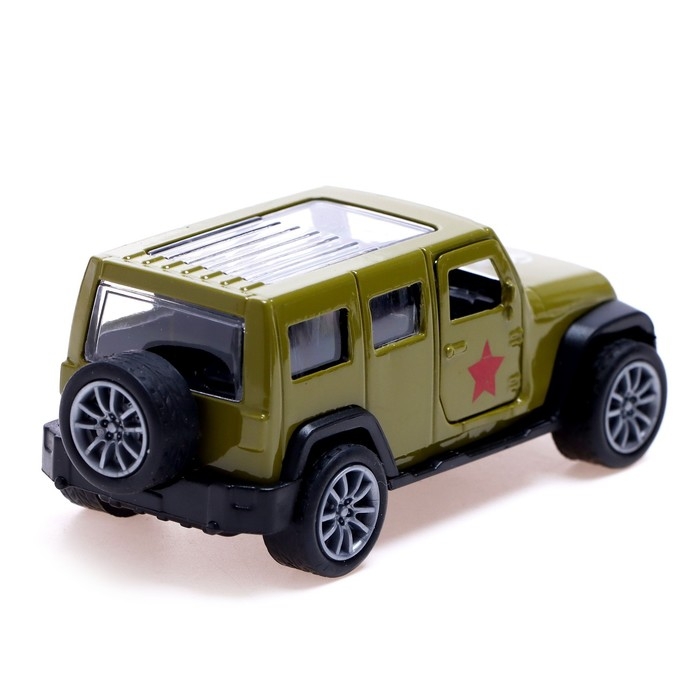 Машина металлическая «Армия», 1:48, инерция, открываются двери, цвет зелёный Машина металлическая «Армия», 1:48, инерция, открываются двери, цвет зелёный