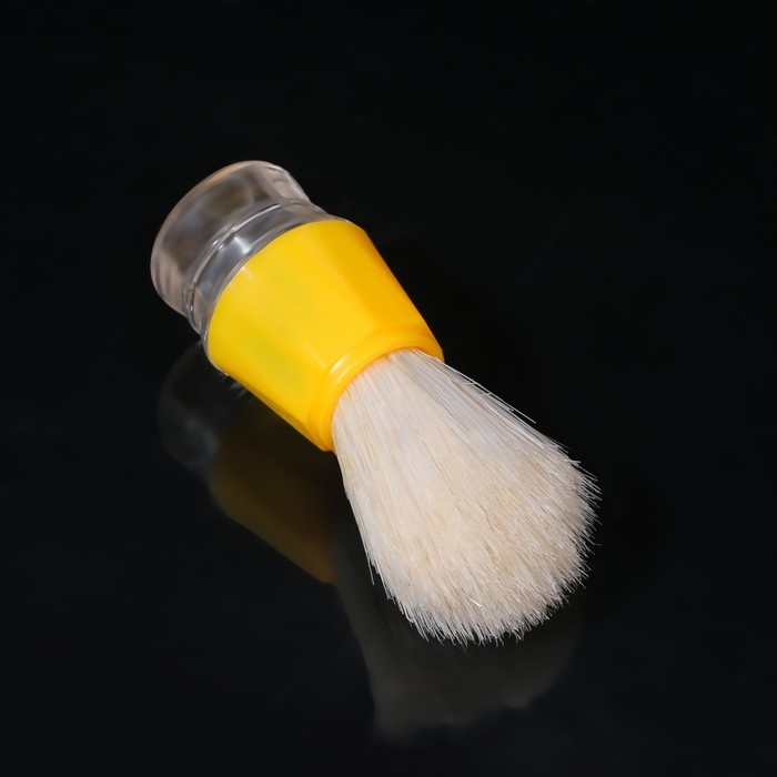 Помазок для бритья, пластиковый, цвет МИКС Помазок для бритья, пластиковый, цвет МИКС