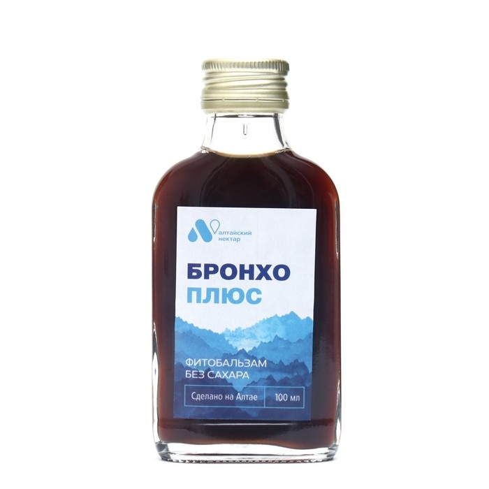 Фитобальзам «Бронхо плюс», без сахара, 100 мл Фитобальзам «Бронхо плюс», без сахара, 100 мл