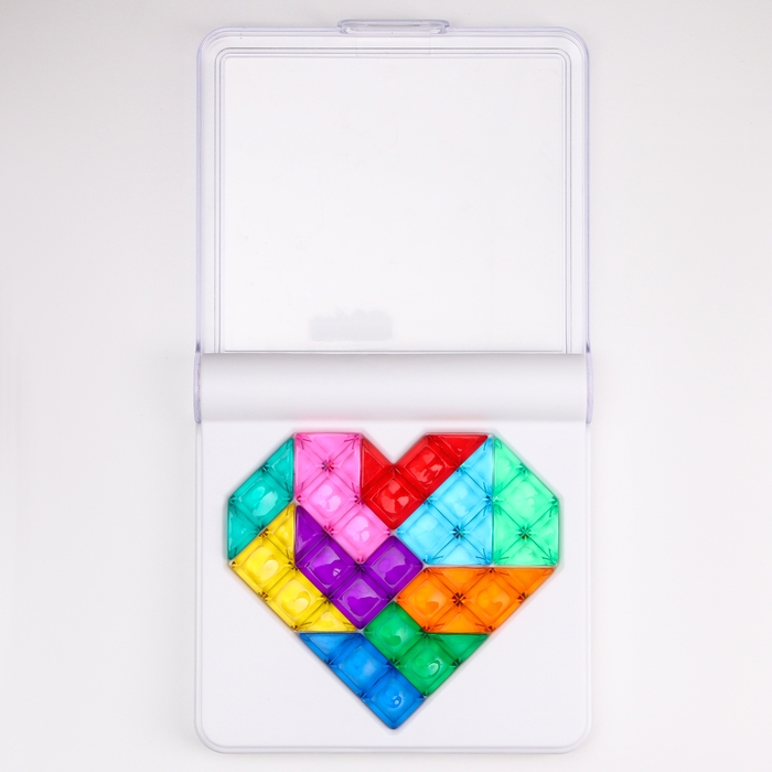 Головоломка «Тетрис» в форме сердца Головоломка «Тетрис» в форме сердца