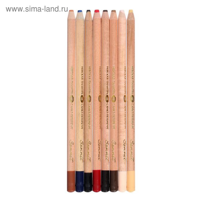 Пастель сухая в карандаше ЗХК Пастель сухая в карандаше ЗХК "Сонет Портрет" набор 8 цветов