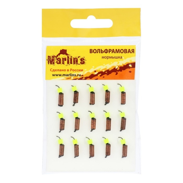 Мормышка вольфрам Marlin's Ручейник, 2 мм, 0.95 г, чёрный + куб лимон УФ, 15 шт. Мормышка вольфрам Marlin's Ручейник, 2 мм, 0.95 г, чёрный + куб лимон УФ, 15 шт.