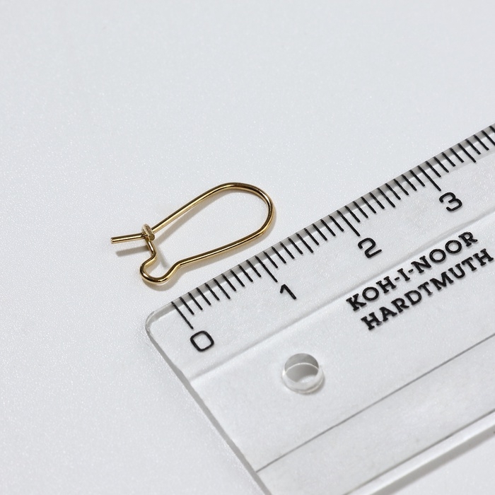 Швензы-петельки СМ-1069, (набор 5 пар) 15 мм, цвет золото Швензы-петельки СМ-1069, (набор 5 пар) 15 мм, цвет золото