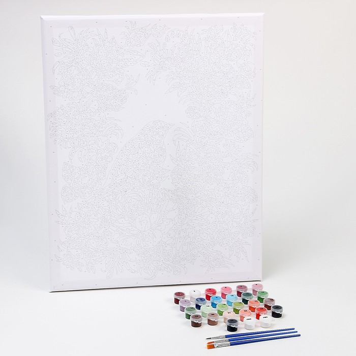 Картина по номерам на холсте с подрамником «Жостово», 40 х 50 см Картина по номерам на холсте с подрамником «Жостово», 40 х 50 см