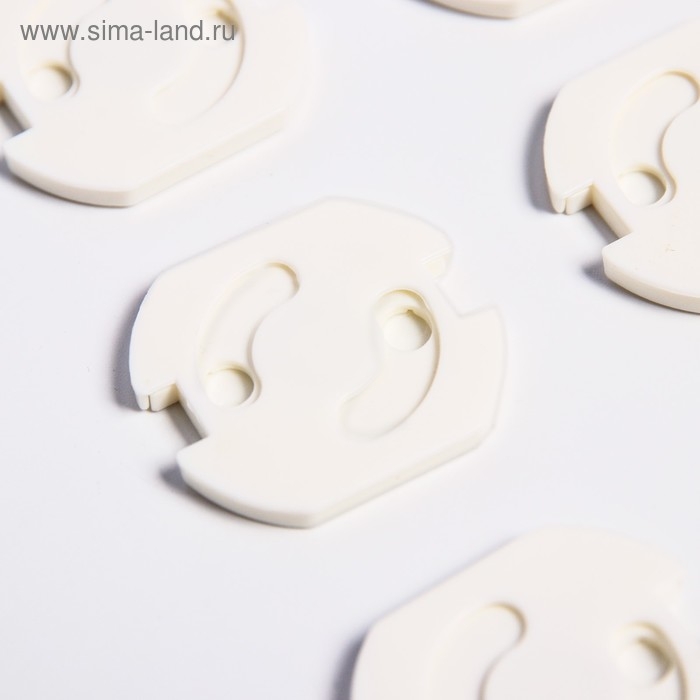Заглушка для розетки, цвет белый, набор 6 шт., Крошка Я Заглушка для розетки, цвет белый, набор 6 шт., Крошка Я