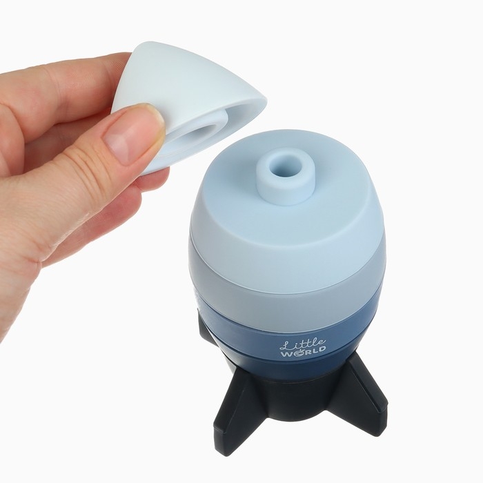 Развивающая игрушка - пирамидка «Ракета», силикон, Mum&Baby Развивающая игрушка - пирамидка «Ракета», силикон, Mum&Baby