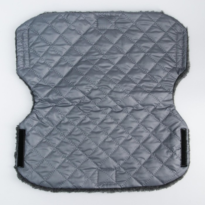 Муфта на ручку коляски, стеганная, цвет серый Муфта на ручку коляски, стеганная, цвет серый