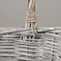 Набор корзин «Косичка», 3 шт, 40×17/45 см, 32×16/40 см, 26×16/37 см, ива