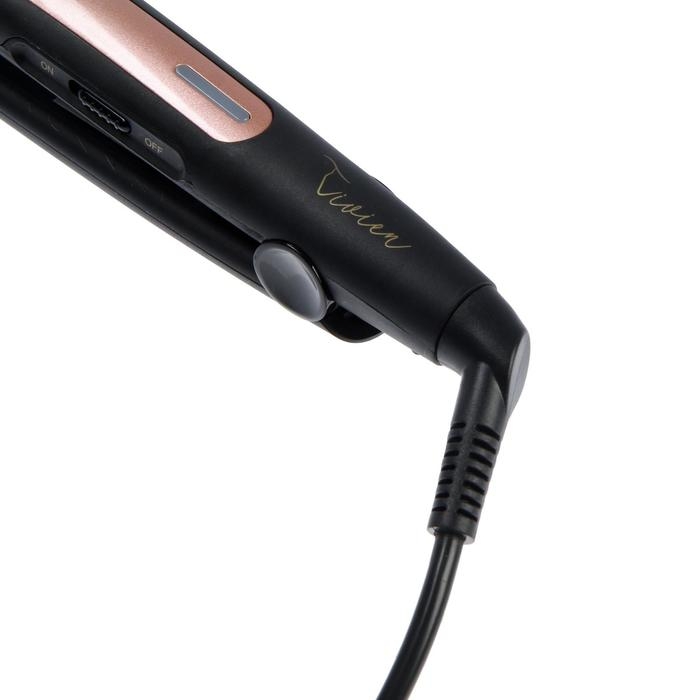 Щипцы-гофре VIVIEN VE-2016, 45 Вт, керамическое покрытие, до 200 °C, черный Щипцы-гофре VIVIEN VE-2016, 45 Вт, керамическое покрытие, до 200 °C, черный