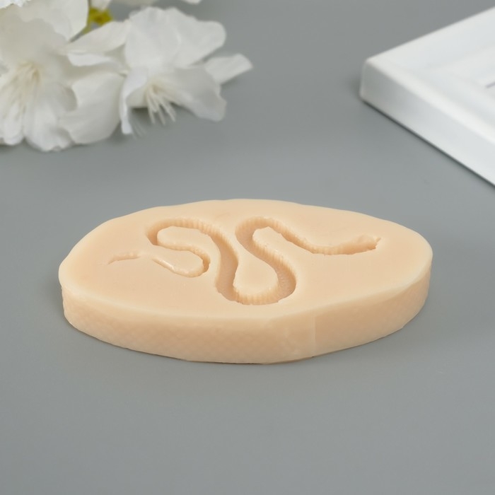 Новогодний молд силикон "Змея ползет" 0,3х5,6х3,1 см