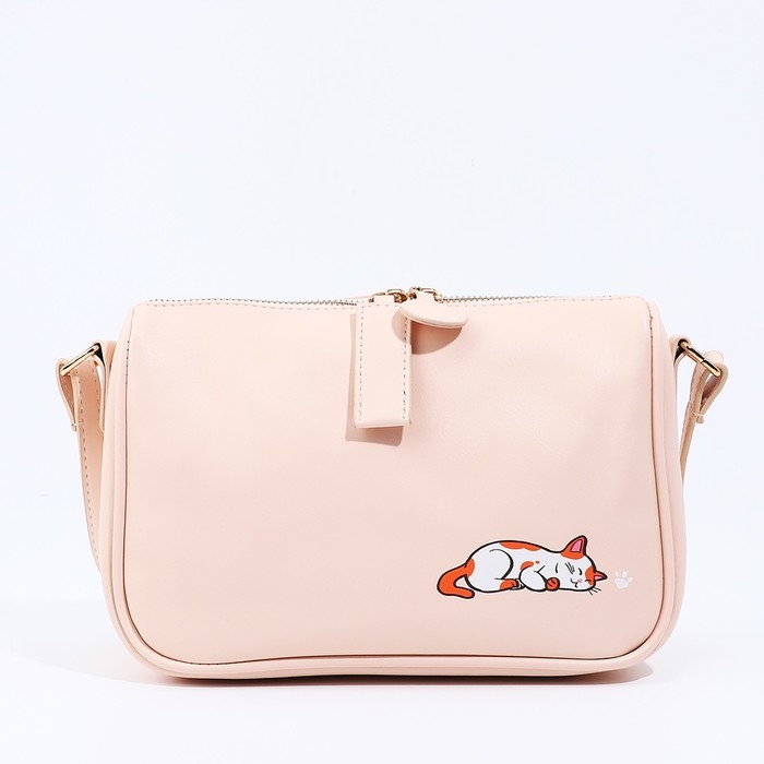 Сумка кросс-боди на молнии, цвет розовый Сумка кросс-боди на молнии, цвет розовый