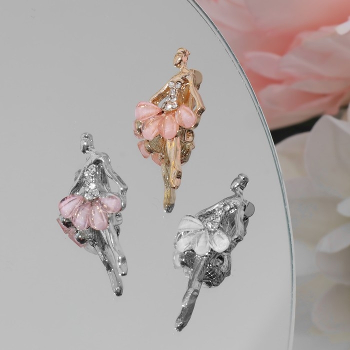 Брошь «Балерина в танце» мини, цвет МИКС (неделимая фасовка 12 шт., цена за шт.) Брошь «Балерина в танце» мини, цвет МИКС (неделимая фасовка 12 шт., цена за шт.)