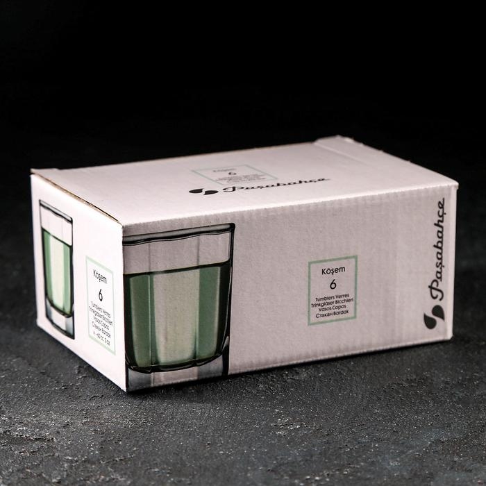 Набор стеклянных стопок для водки Kosem, 60 мл, 6 шт Набор стеклянных стопок для водки Kosem, 60 мл, 6 шт