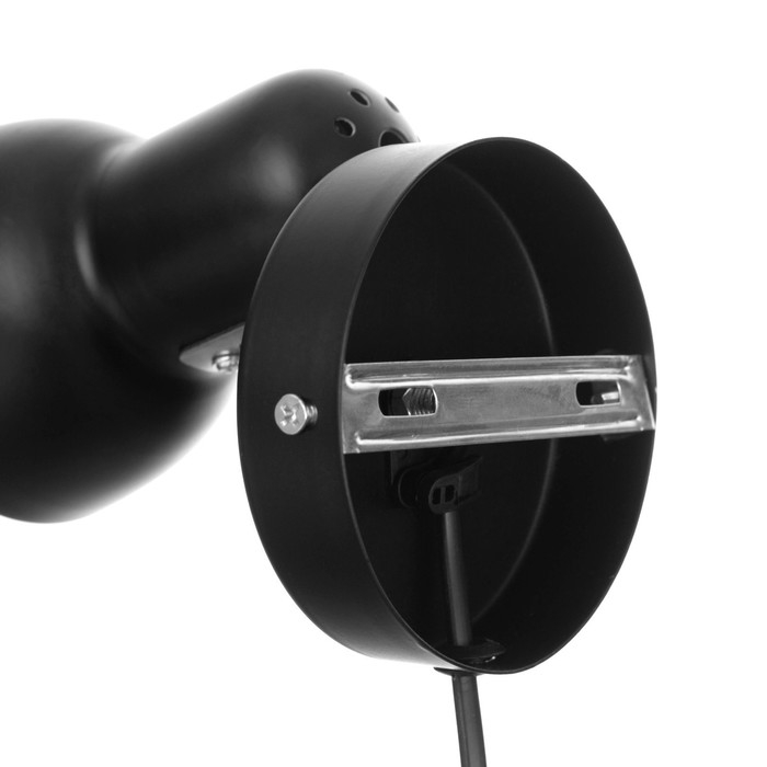 Бра с проводом  Бра с проводом "Севантос" Е27 40Вт черный 9х9х14 см