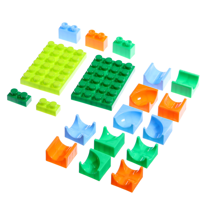 Конструктор блочный марблс «Турбошарики», 128 деталей Конструктор блочный марблс «Турбошарики», 128 деталей