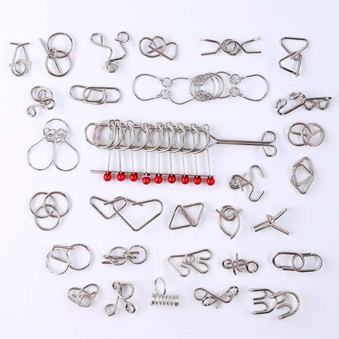 Металлическая головоломка 30 шт «Сова» Металлическая головоломка 30 шт «Сова»