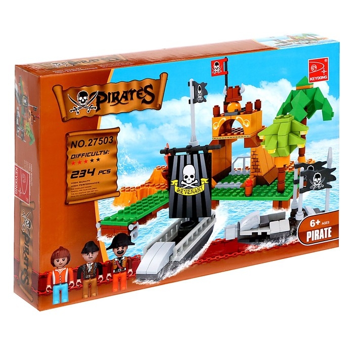 Конструктор Пираты «Бухта историй», 234 детали Конструктор Пираты «Бухта историй», 234 детали