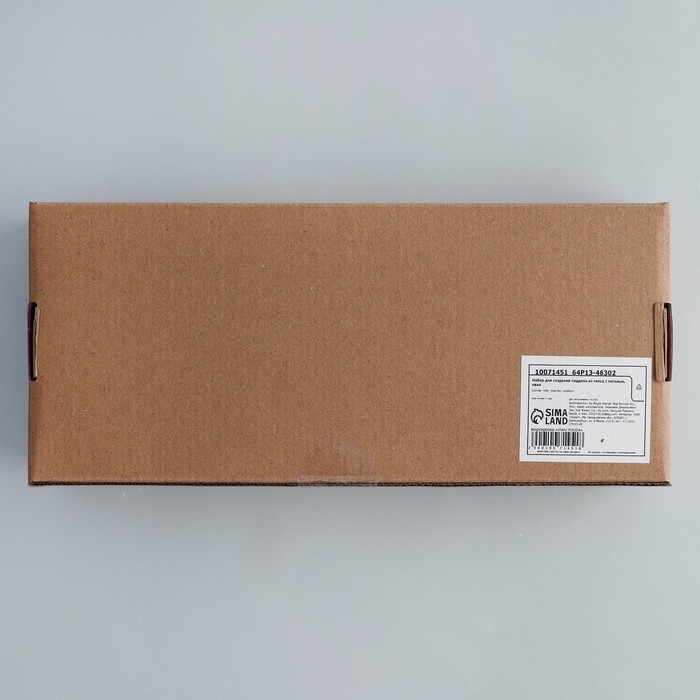 Набор для создания поддона из гипса с поталью «Овал» Набор для создания поддона из гипса с поталью «Овал»