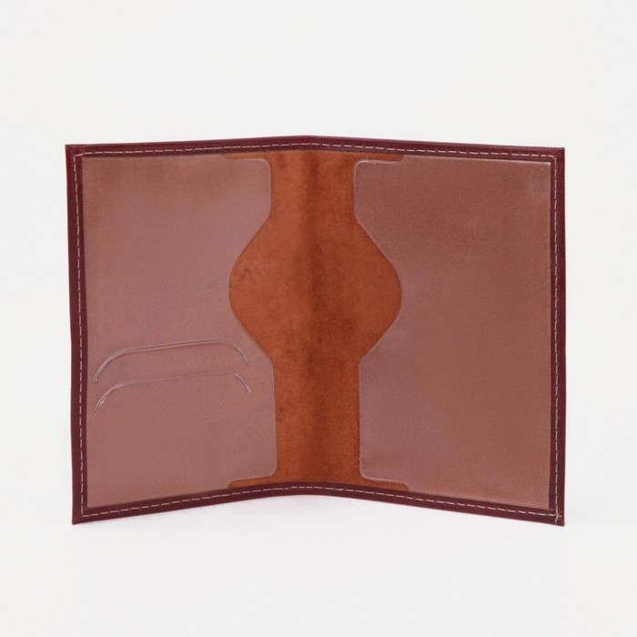 Обложка для паспорта, цвет рыжий Обложка для паспорта, цвет рыжий