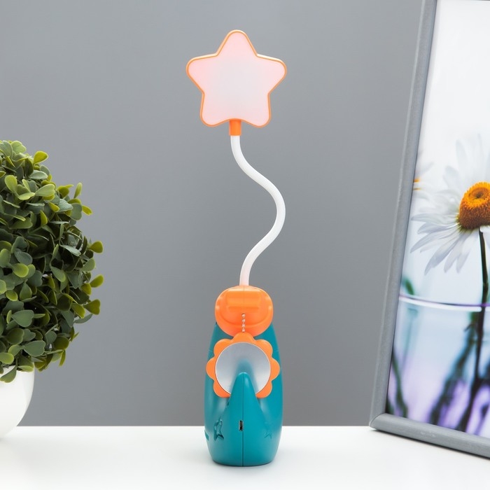 Настольная лампа "Луна" LED 2Вт USB АКБ МИКС 5х11,5х29 см RISALUX