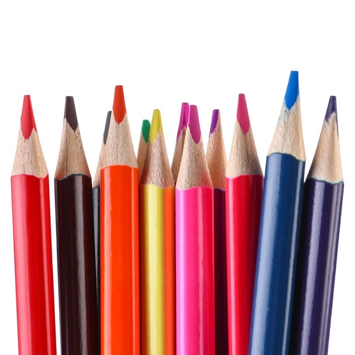 Цветные карандаши, 24 цвета, двусторонние, Холодное сердце Цветные карандаши, 24 цвета, двусторонние, Холодное сердце