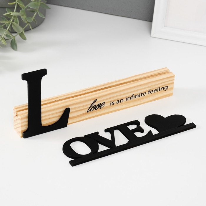 Сувенир дерево  Сувенир дерево "Чувство любви" 3х24,5х10 см