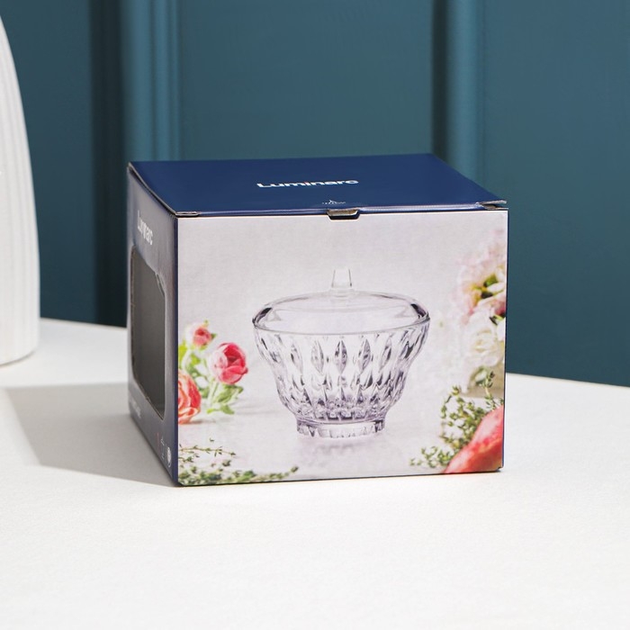 Сахарница стеклянная «Айсд Винтаж», 390 мл Сахарница стеклянная «Айсд Винтаж», 390 мл