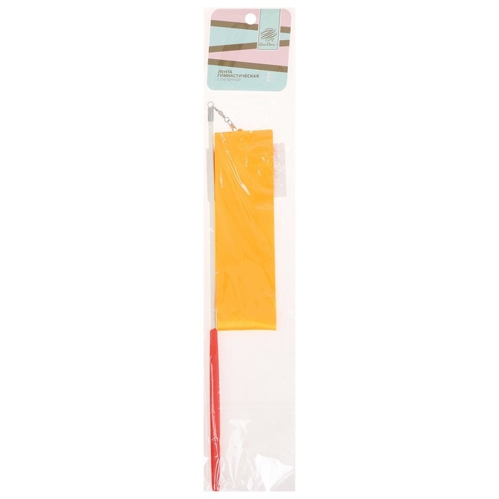 Лента для художественной гимнастики с палочкой Grace Dance, 2 м, цвет оранжевый Лента для художественной гимнастики с палочкой Grace Dance, 2 м, цвет оранжевый