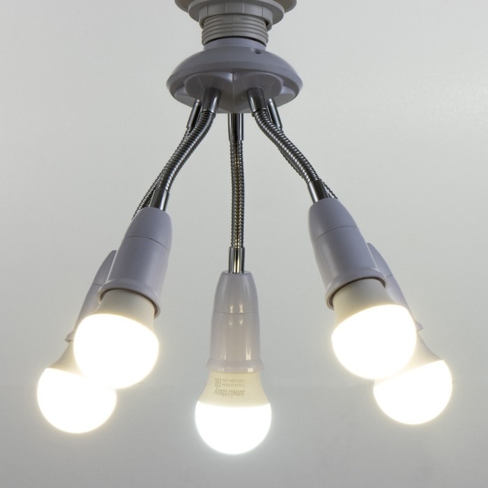 Светильник Светильник "Синди пента" Е27/(5хЕ27) 15Вт белый 8х8х22см BayerLux