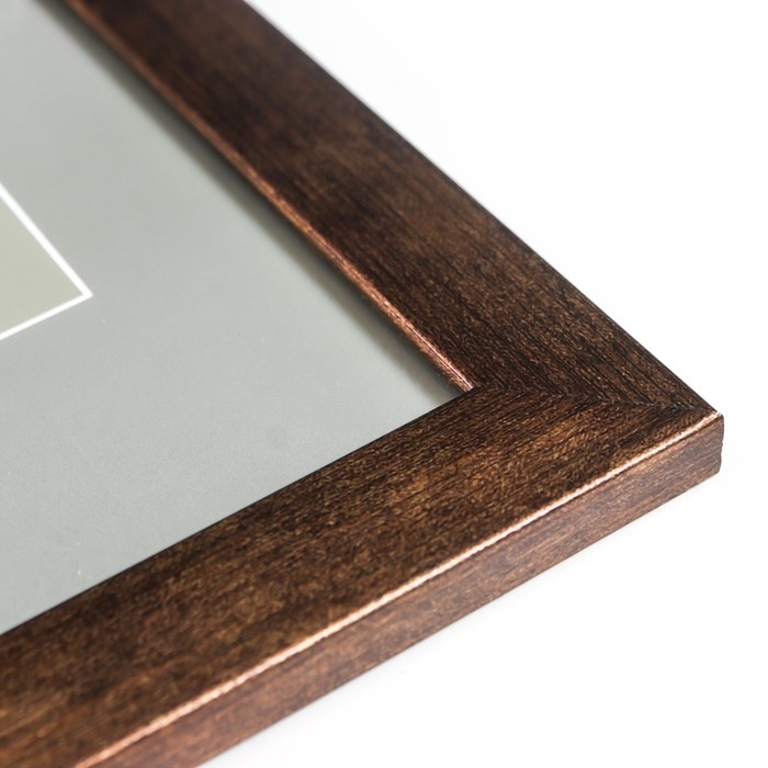 Фоторамка пластик Фоторамка пластик "Emma" 21x30 см, коричневый