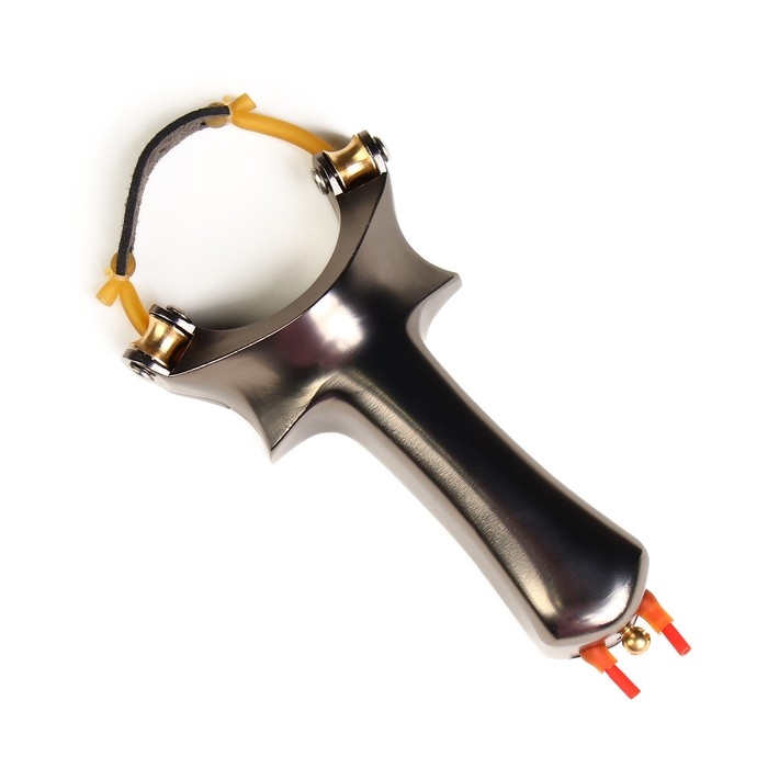 Рогатка спортивная Рогатка спортивная "Графит" со жгутом для стрельбы стрелами, металл, 14 см