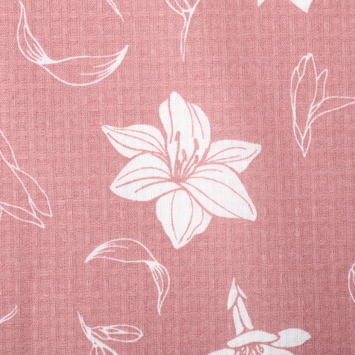 Простыня для бани Простыня для бани "Лилия" 150х180 см, 100% хлопок, вафельное полотно, 160 гр/м2