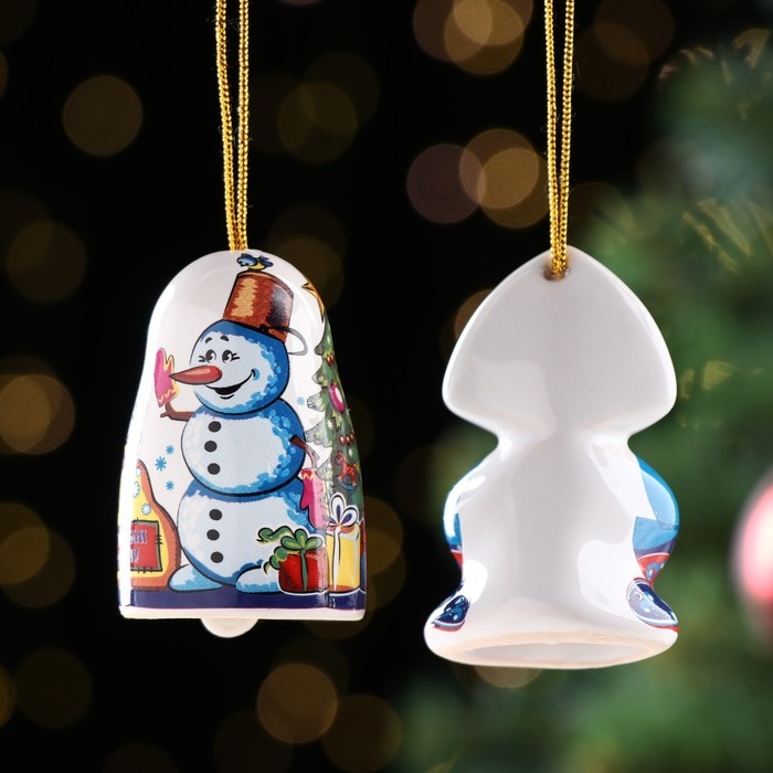 Набор ёлочных игрушек Набор ёлочных игрушек "Дед Мороз и Машенька", 6 см