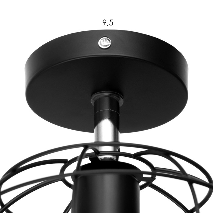 Спот Спот "Нола" Е27 40Вт черный 17х16,5 см