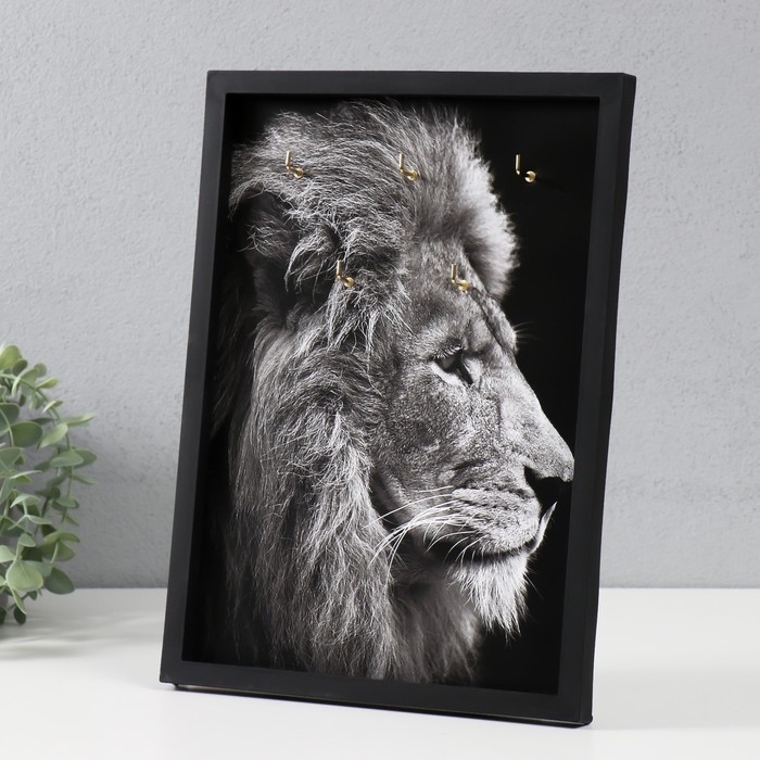 Ключница открытая Ключница открытая "Лев" 5 крючков, 23х32 см