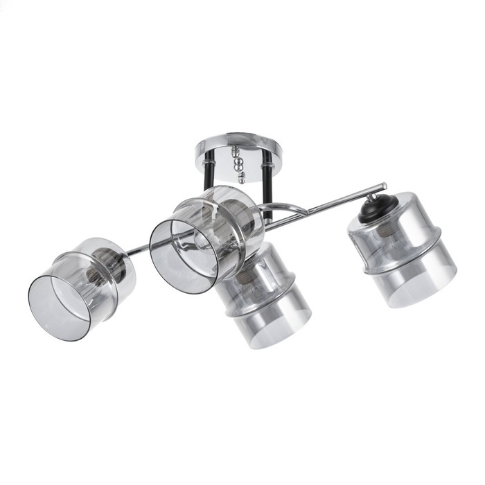 Люстра Люстра "Эрион" 4хЕ27 40Вт хром 60х26 см