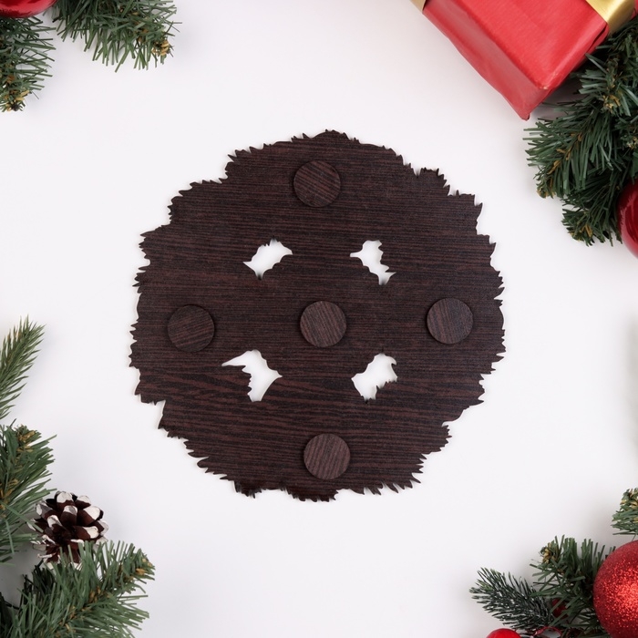 Набор Набор "Золотая подкова", подставка под горячее и 2 подстаканника, D-20,5 см