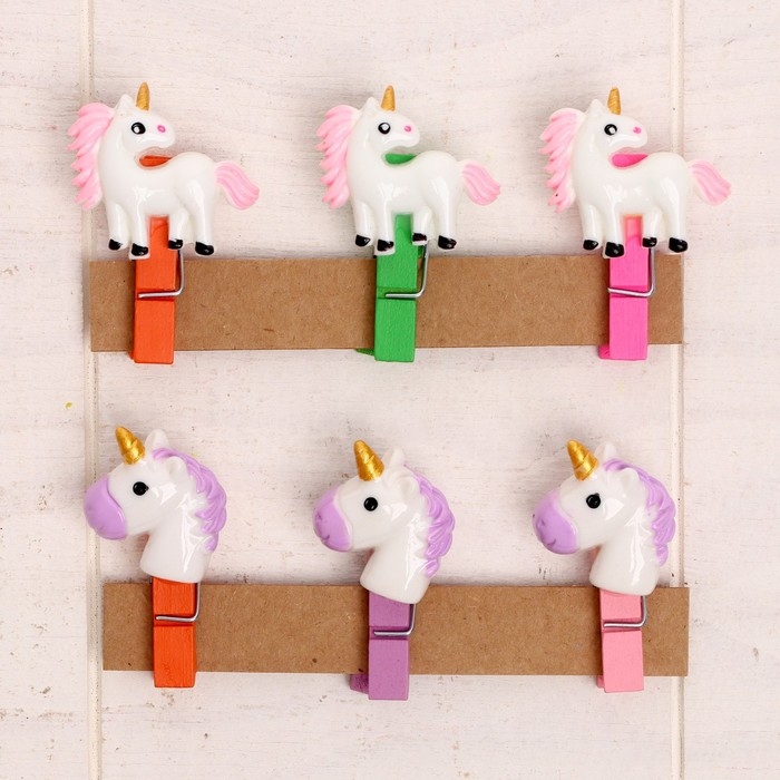 Набор для фото и декора &laquo;Единороги&raquo; 12 шт.