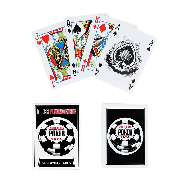 Карты игральные пластиковые Карты игральные пластиковые "Солтус", 54 шт, 30 мкм, 9.2 х 6.5 см