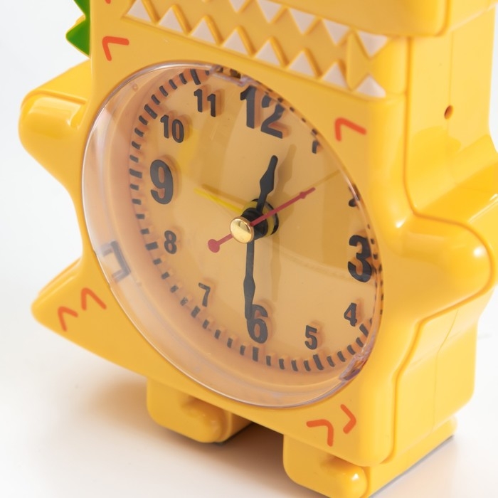 Настольная лампа  Настольная лампа "Динозаврик" LED 3Вт от батареек АА/USB желтый 4х12х35 см RISALUX