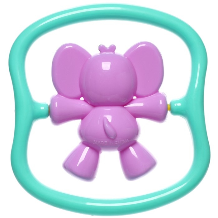 Погремушка «Слоник», размер 14 см, цвет МИКС Погремушка «Слоник», размер 14 см, цвет МИКС