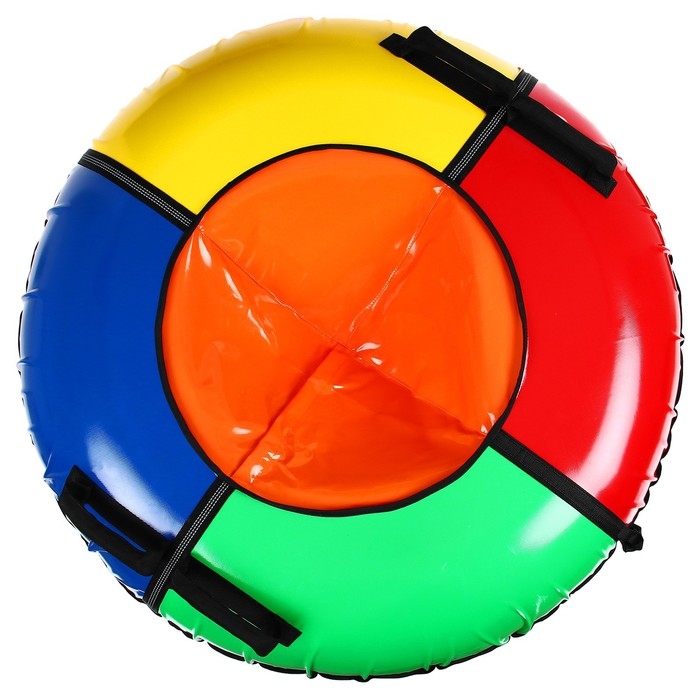 Тюбинг-ватрушка Winter Star, диаметр чехла 120 см, цвета МИКС Тюбинг-ватрушка Winter Star, диаметр чехла 120 см, цвета МИКС