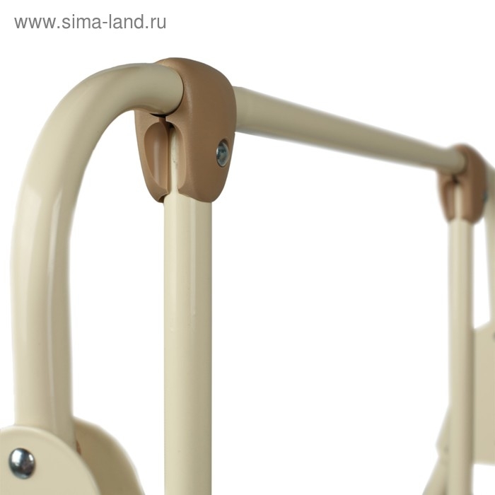 Качели детские напольные «Ветерок-Люкс», бежевый рисунок МИКС