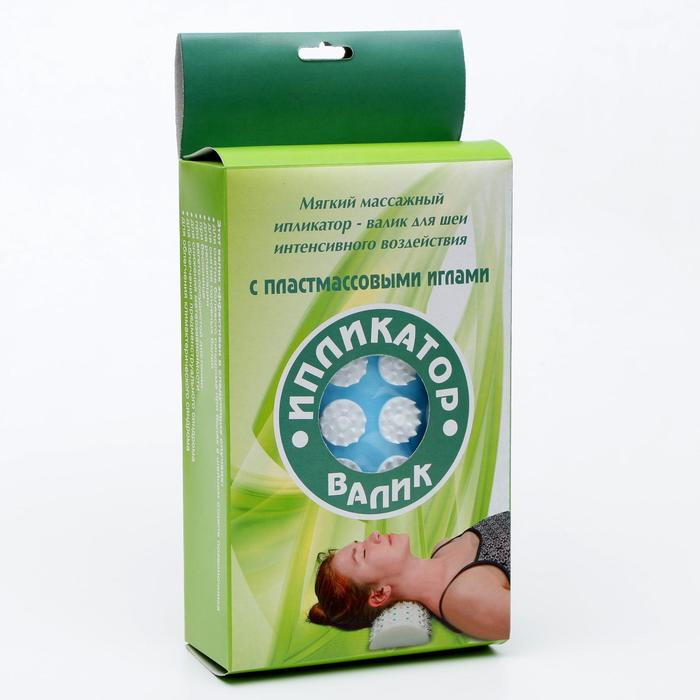 Ипликатор Ипликатор "Кузнецова", валик, спанбонд, 14 х 23 см, голубой.